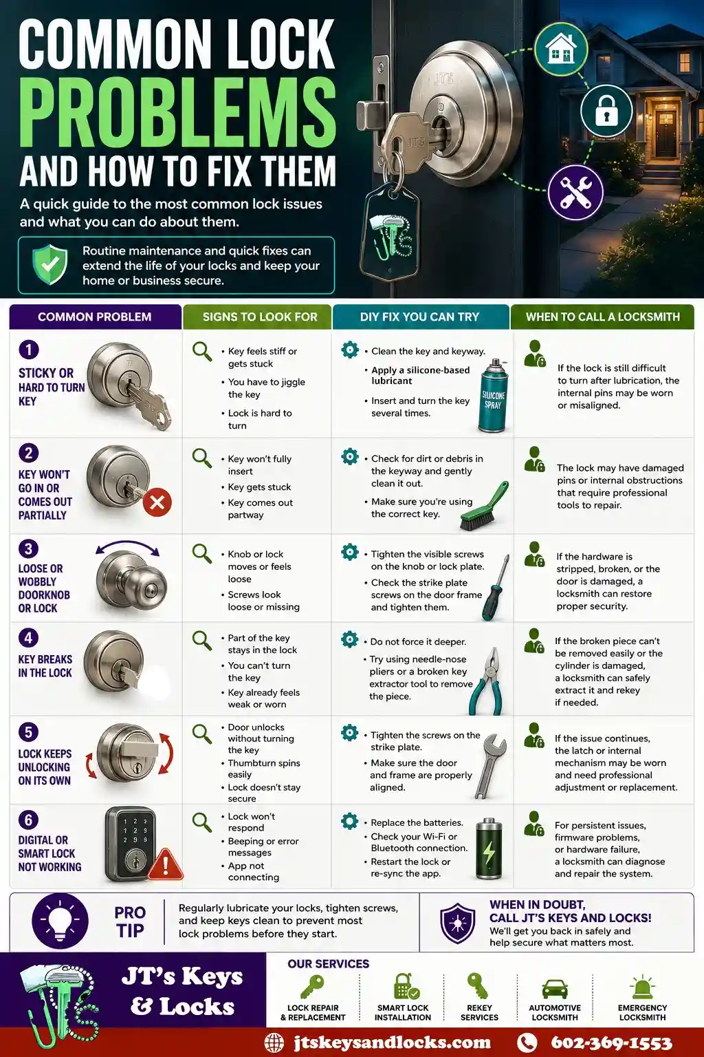 Common Lock Problems and How to Fix Them